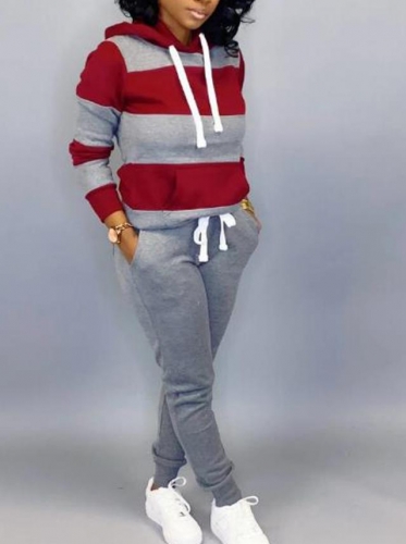 Charming Hooded casual sports suit