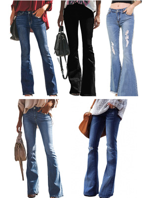 Fashion flare jeans