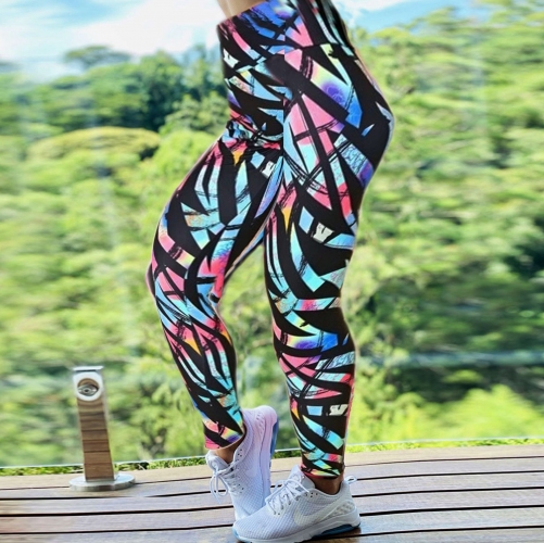 Mixed print Skinny Leggings