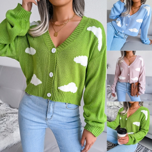 Baiyun knitted cardigan sweater