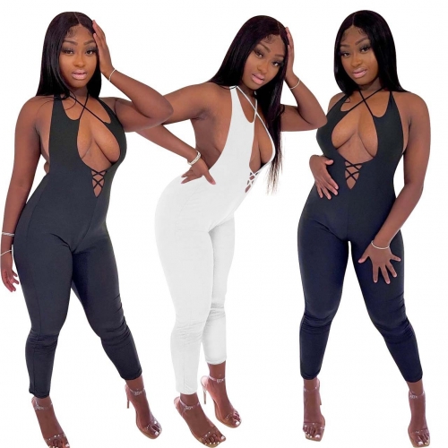 Sexy Slim Fit Cutout Jumpsuit