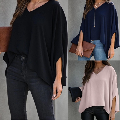 Casual loose chiffon shirt