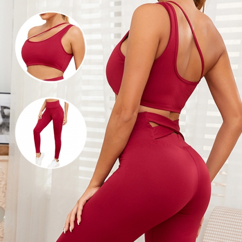 Sexy bra breathable tights two piece set