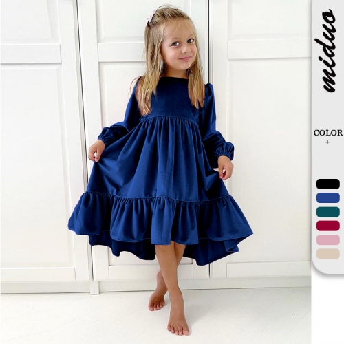 Fashion ruffle  dress