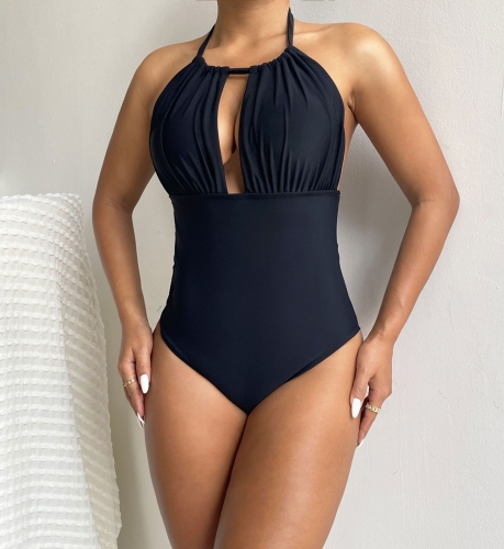 Sexy strapless one-piece swimsuit