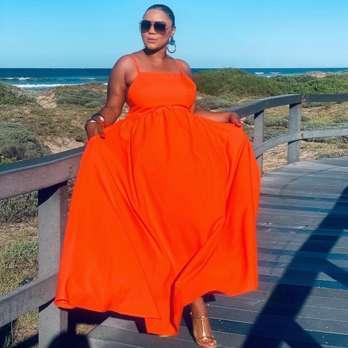 Plus size Loose maxi dress