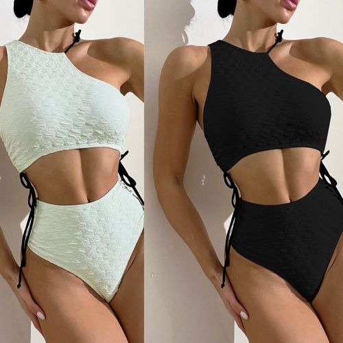 Fashionable sexy tight tie one-piece swimsuit