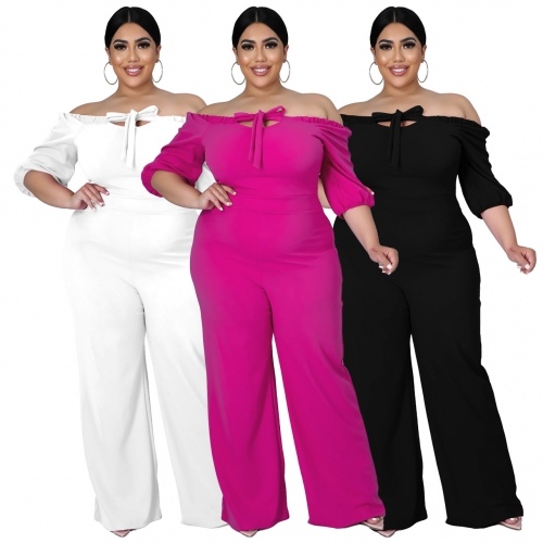 Sexy Large Off Shoulder Jumpsuit