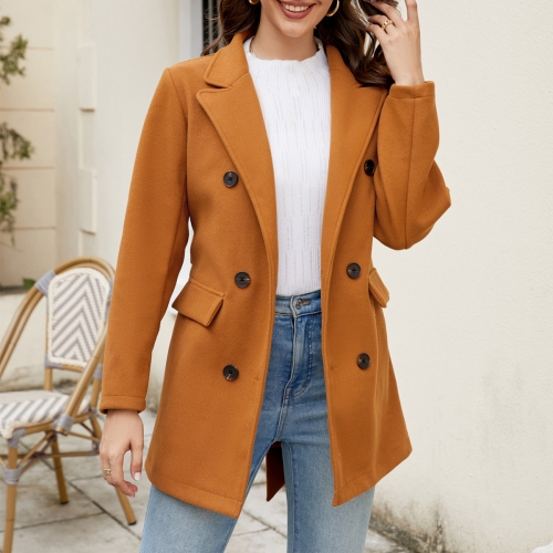 Charming casual woolen jacket