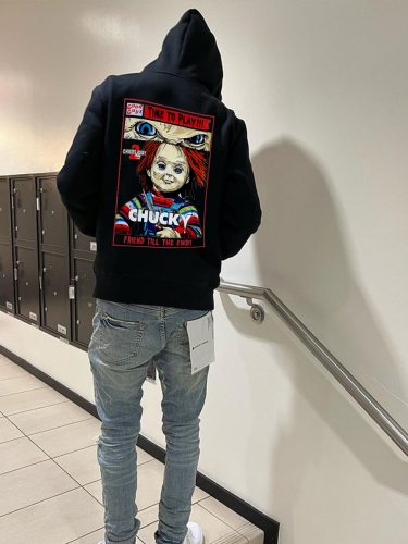 Men's printed hoodie