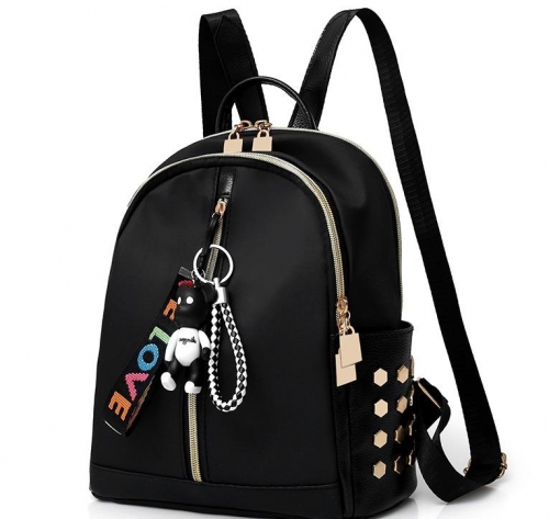 Fashion rivet Oxford cloth backpack