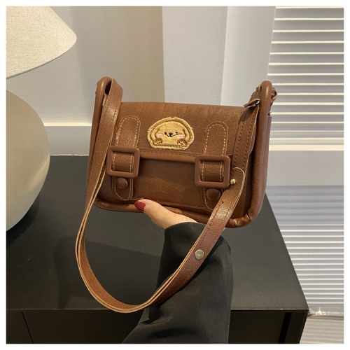 Retro crossbody small square bag