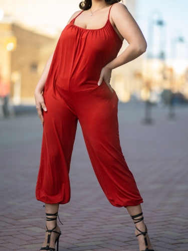 Comfortable plus size jumpsuit