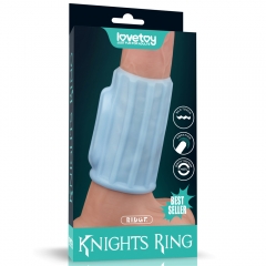 Vibrating Ridge Knights Ring (Blue)