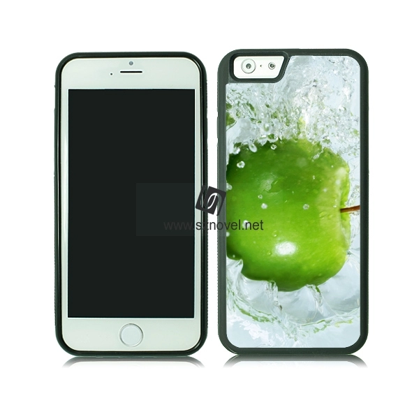 For iPhone 6 DIY 2D Sublimation Blank Rubber Phone Case
