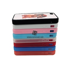For iPhone 4/4S Sublimation Blank 2D TPU Rubber Phone Case