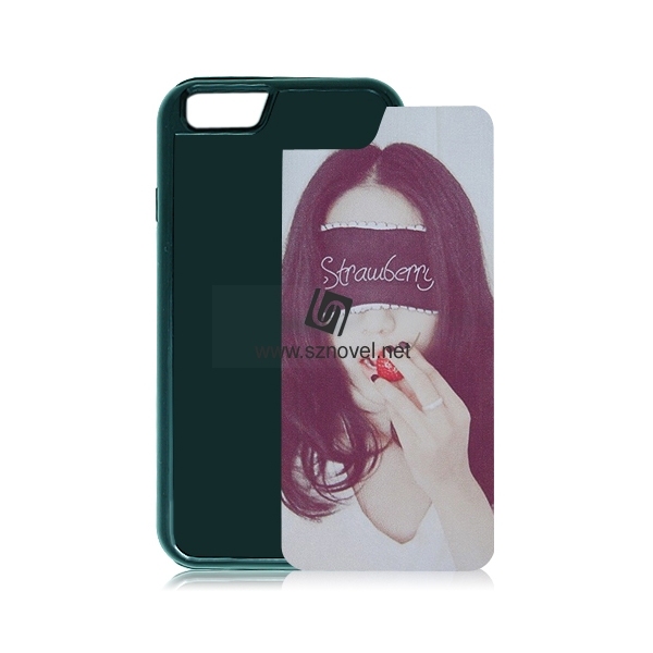 For iPhone 6 2IN1 Phone Cae Sublimation Mobile Cell Phone Back Cover
