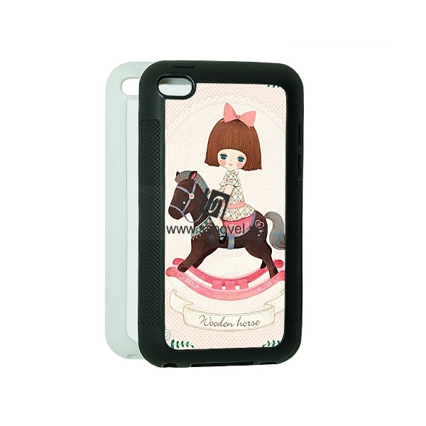 Sublimation Rubber Phone Case for Ipod Touch 4