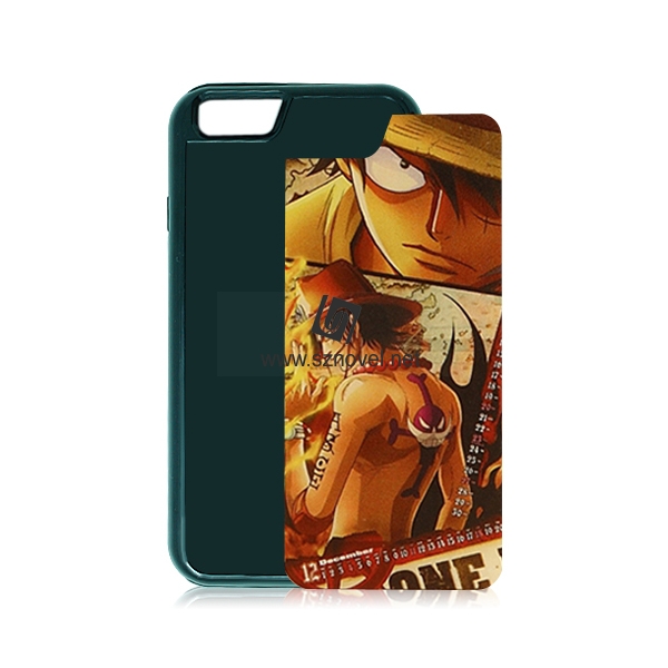 For iPhone 6 2IN1 Phone Cae Sublimation Mobile Cell Phone Back Cover