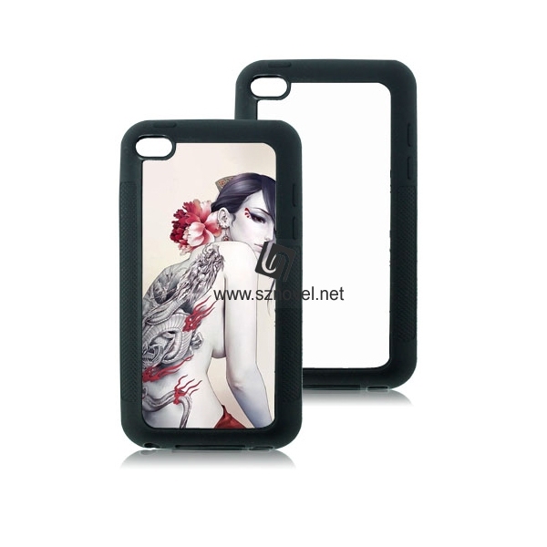 Sublimation Rubber Phone Case for Ipod Touch 4