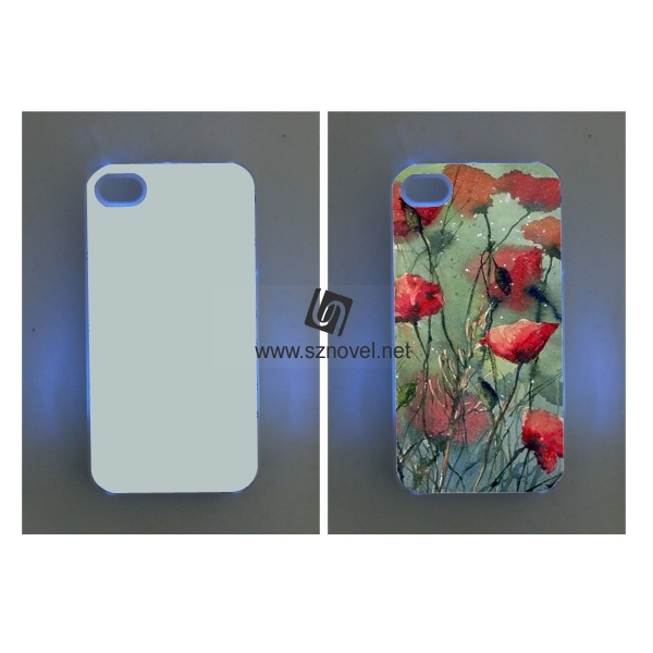 New Sublimation LED Phone Case for iPhone 4/4s