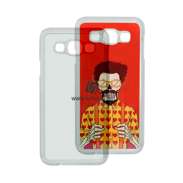 2D Sublimation Hard Plastic Phone Case for Galaxy E5