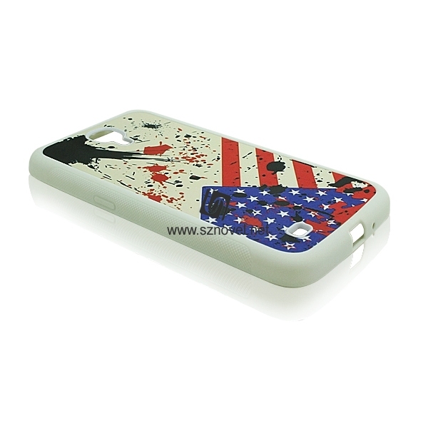 2D Sublimation Rubber Phone Case for Galaxy Mega 6.3 9200