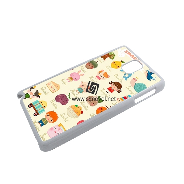 2D Sublimation Plastic Phone Case for SAM Galaxy Note 3