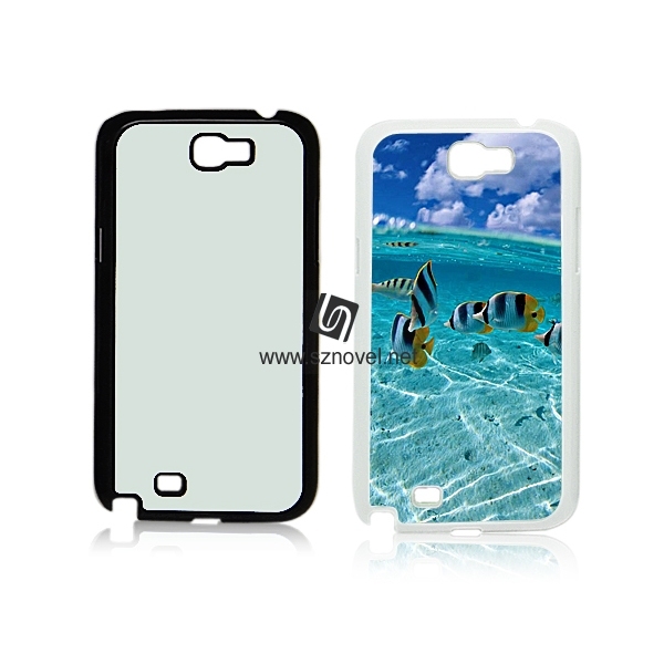 2D Sublimation Plastic Phone Case for SAM Galaxy Note 2
