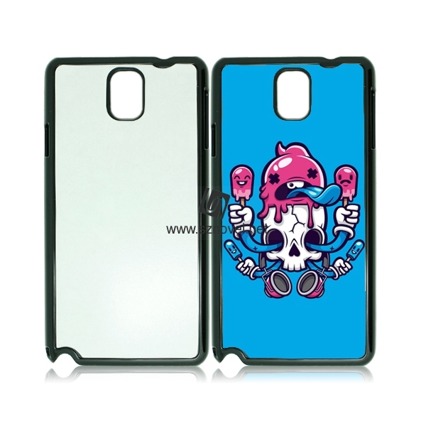 2D Sublimation Plastic Phone Case for SAM Galaxy Note 3