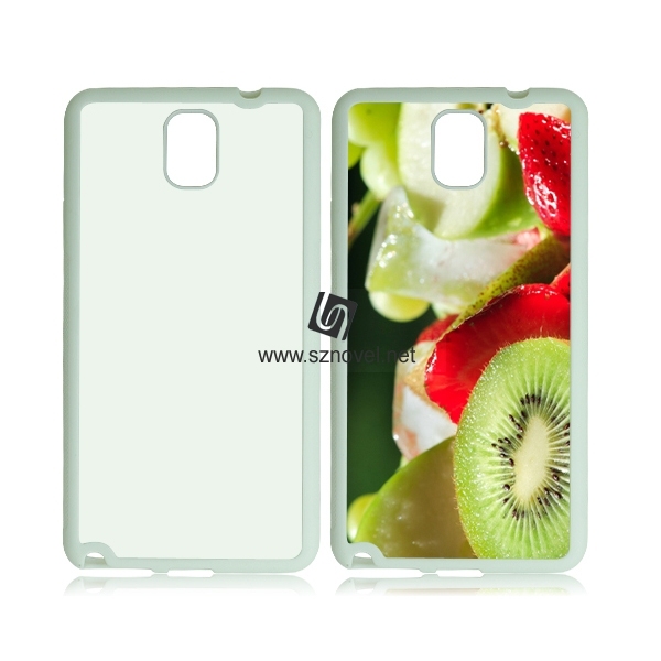2D Sublimation Rubber Phone Case for SAM Galaxy Note 3