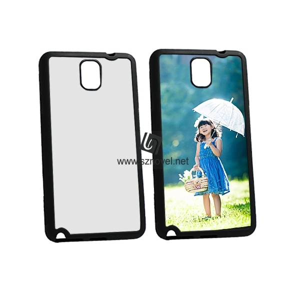 2D Sublimation Rubber Phone Case for SAM Galaxy Note 3