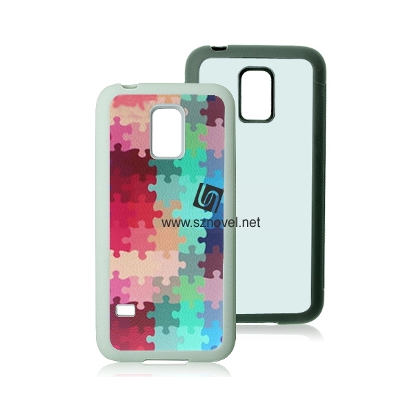 2D Sublimation Rubber Phone Case for SAM Galaxy S5 MINI