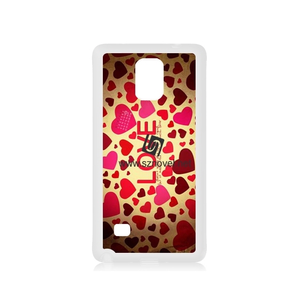On Sale DIY Blank Sublimation Rubber Phone Case for SAM Galaxy Note 4