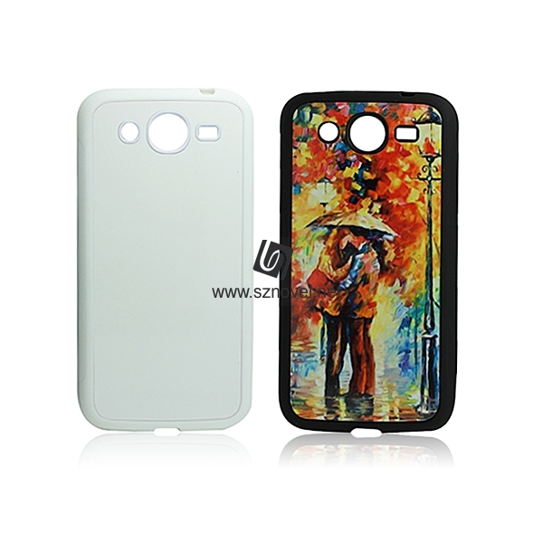 2D Sublimation Rubber Phone Case for SAM Galaxy Mega 5.8 I9150