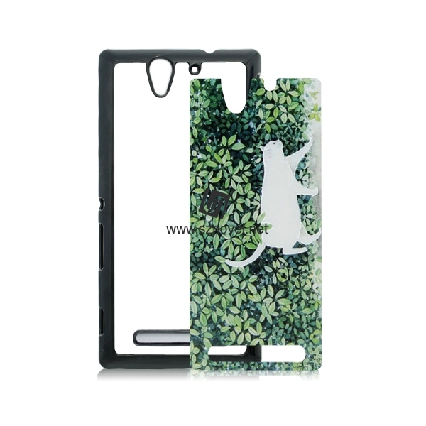 2D Sublimation Plastic Phone Case for Sony Xperia C3