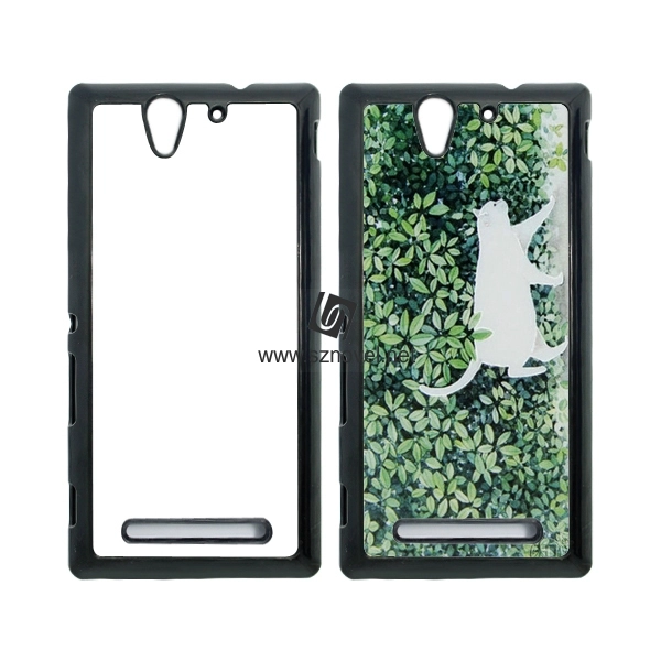 2D Sublimation Plastic Phone Case for Sony Xperia C3