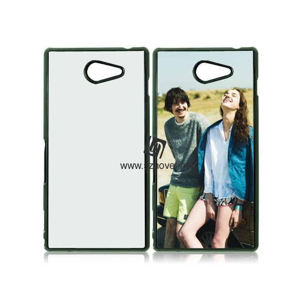 2D Sublimation Plastic Phone Case for Sony Xperia M2