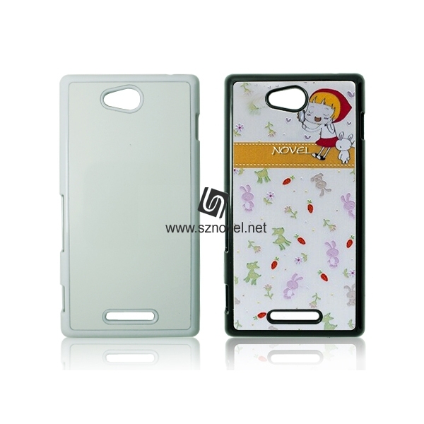 2D Sublimation Plastic Phone Case for Sony Xperia S39H