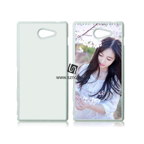 2D Sublimation Plastic Phone Case for Sony Xperia M2
