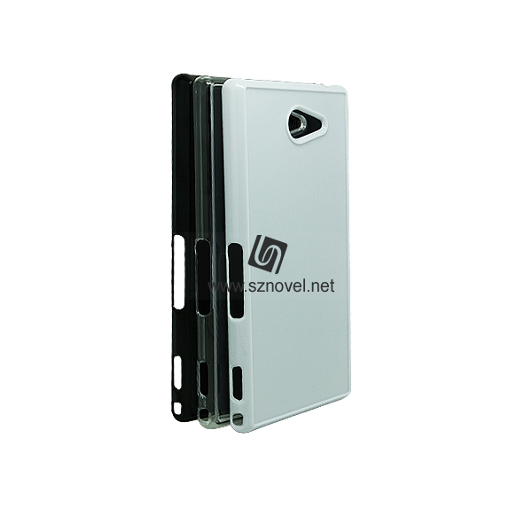 2D Sublimation Plastic Phone Case for Sony Xperia M2