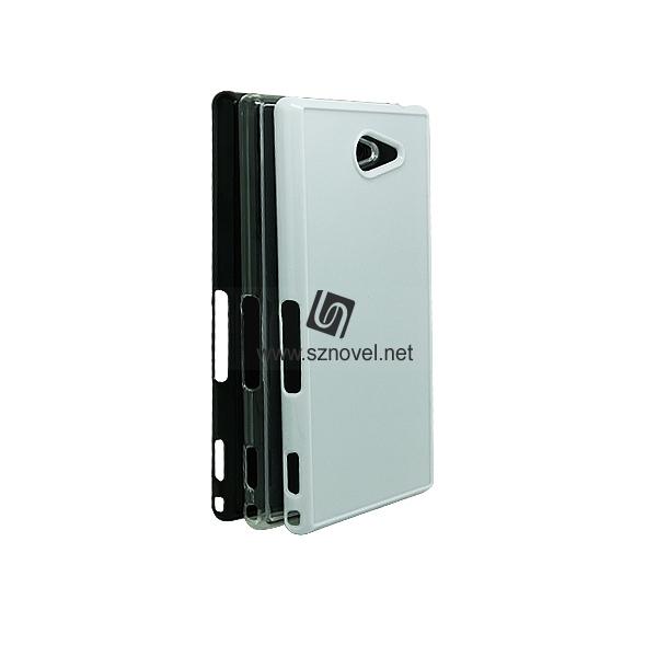2D Sublimation Plastic Phone Case for Sony Xperia M2