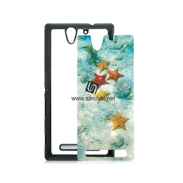 2D Sublimation Plastic Phone Case for Sony Xperia C3