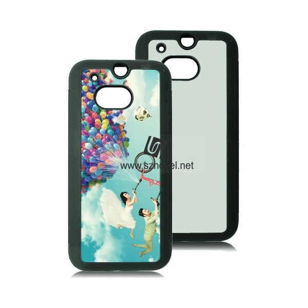 2D Sublimation Rubber Phone Case for HTC M8