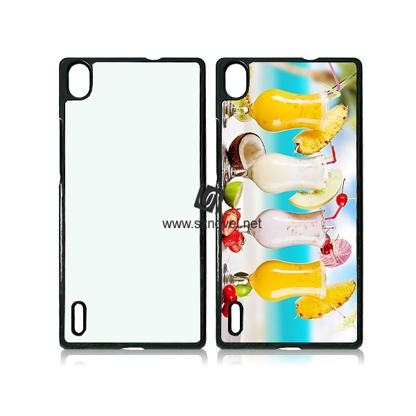 DIY 2D Sublimation Plastic Phone Shell for Huawei P7