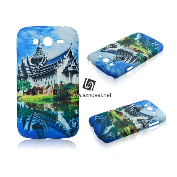 For SAM Galaxy Grand I9082 Sublimation Blank 3D Plastic Phone Case