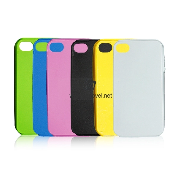 3D Sublimation Rubber Phone Case for iPhone 4/4S(2IN1)
