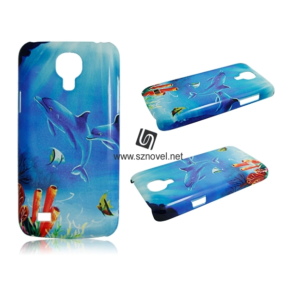 For Galaxy S4 Mini 3D Sublimation Plastic Phone Case