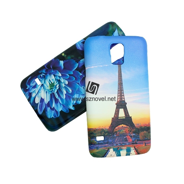 For SAM Galaxy S5 Sublimation Blank 3D Plastic Phone Case