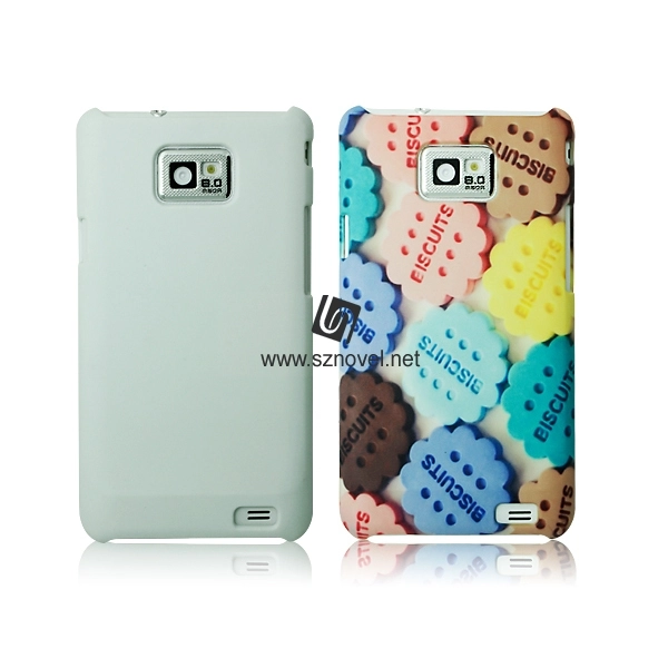 For Galaxy S2 i9100 Sublimation 3D Blank Phone Shell Back Cover